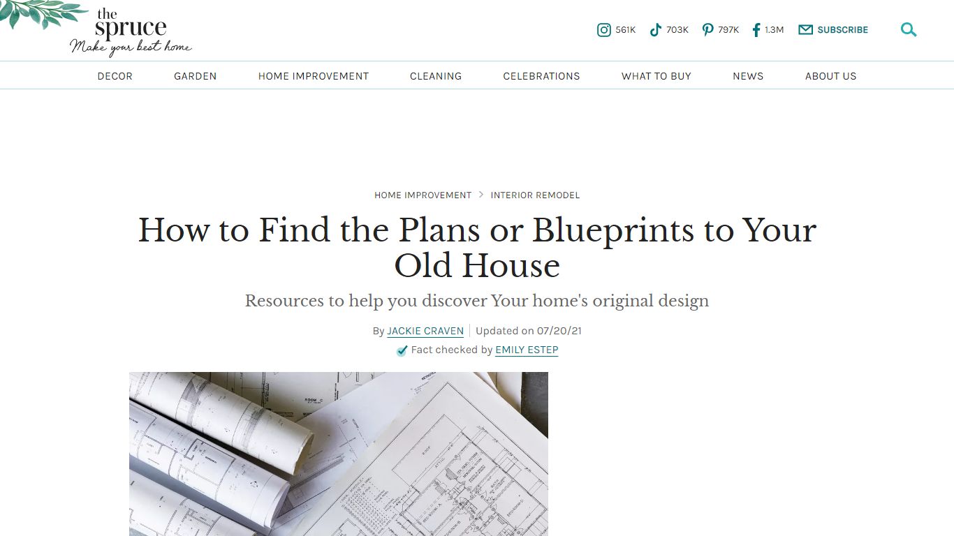 How to Find the Plans or Blueprints to Your Old House
