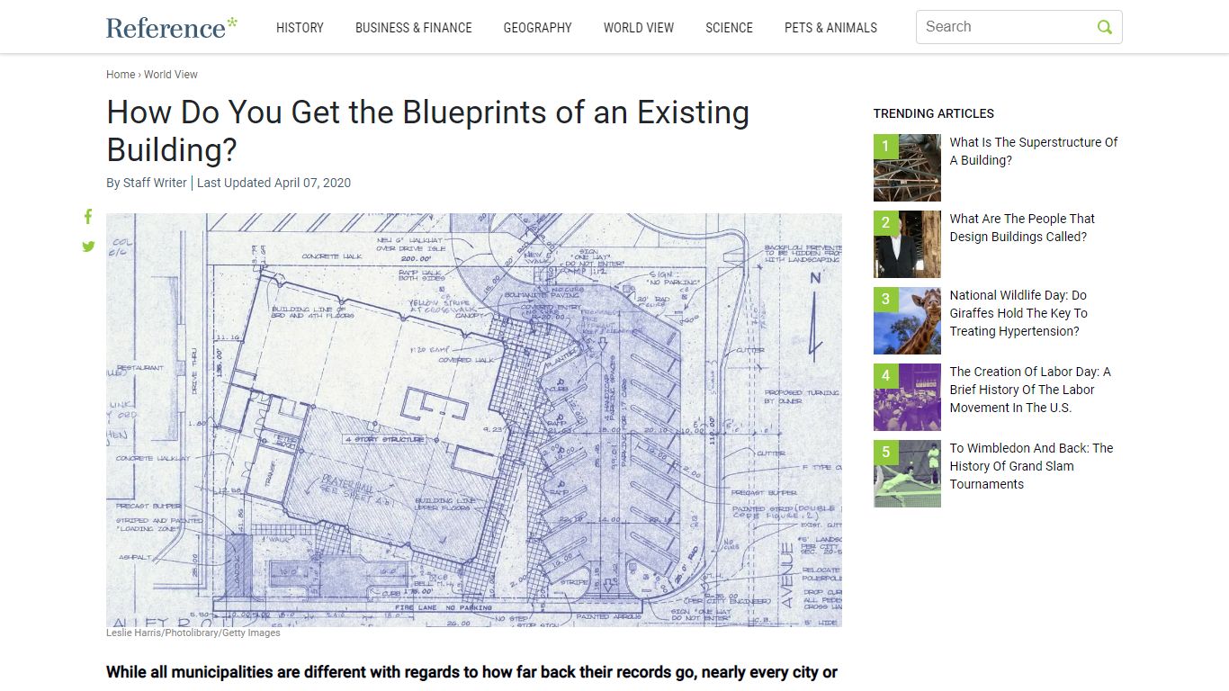How Do You Get the Blueprints of an Existing Building? - Reference.com